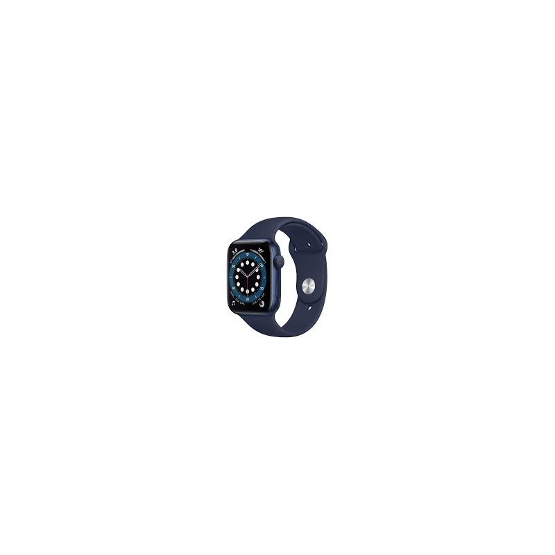 Apple Watch (Serie 6) 44mm GPS Case Grigio - Cinturino Blue - Grado A-